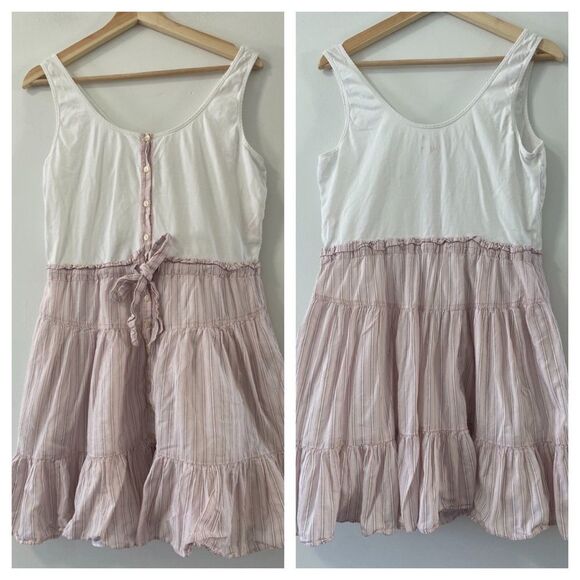 La Vie Rebecca Taylor Sleeveless Striped Dress - Picture 2 of 9